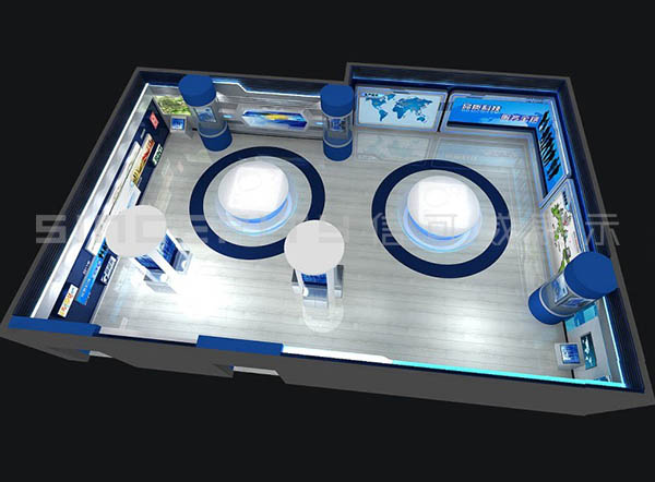 亞太紙業(yè)展廳設計效果圖