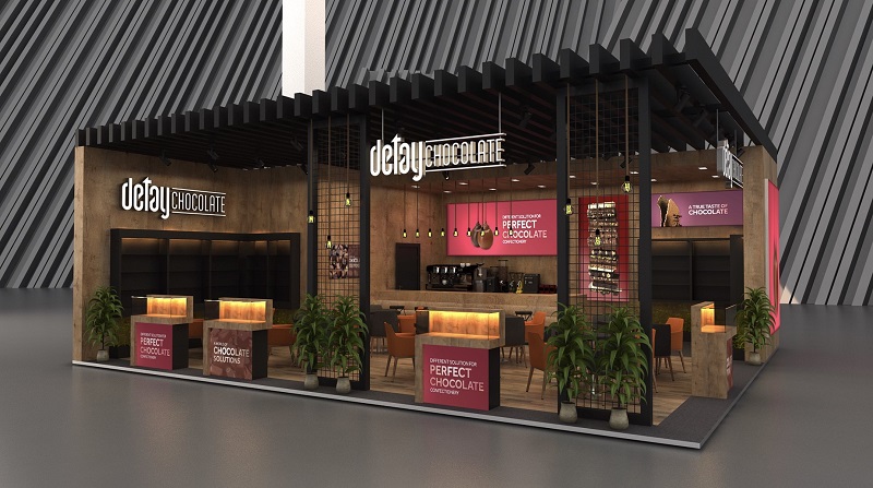 巧克力貿易展展臺，展臺設計，展臺類型